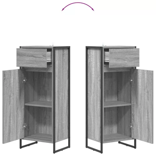  Fürdőszoba Székény Szürke Sonoma 40 x 30 x 100 cm Faanyag