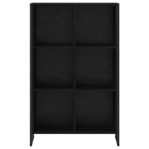  Könyvespolc Fekete tölgy 99.5 x 30 x 108.5 cm Faanyag