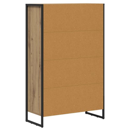  Könyvespolc Művészi tölgy 99.5 x 30 x 108.5 cm Faanyag