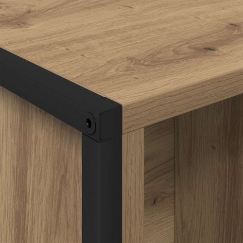  Könyvespolc Művészi tölgy 99.5 x 30 x 108.5 cm Faanyag