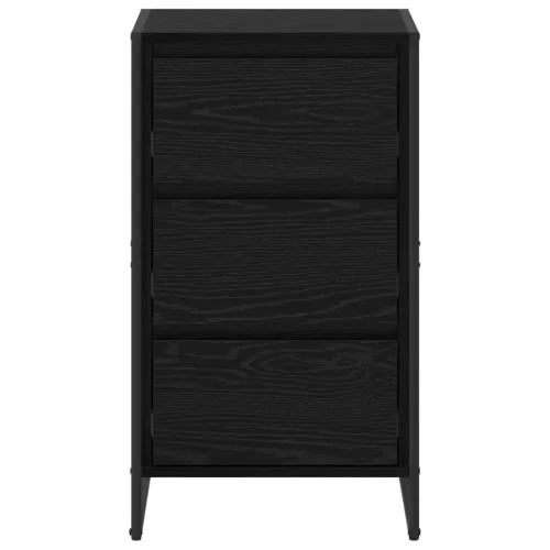  Széf fiókkal Fekete tölgy 42 x 36 x 75.5 cm Faanyag