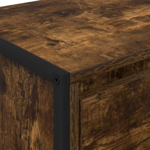  Széf fiókkal Füstös tölgy 42 x 36 x 75.5 cm Faanyag