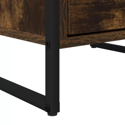  Széf fiókkal Füstös tölgy 42 x 36 x 75.5 cm Faanyag