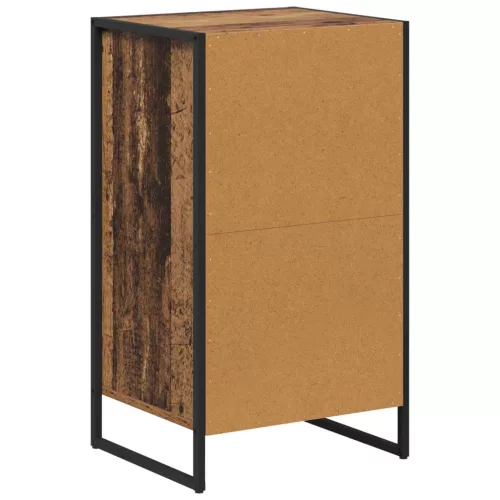  Széf fiókkal Öreg fa 81 x 36 x 150.5 cm Faanyag