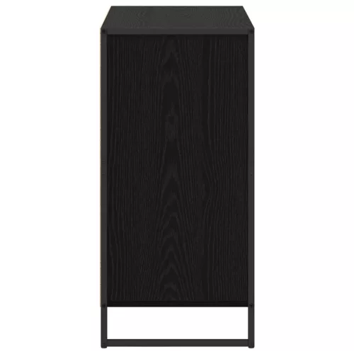  Széf fiókkal Fekete tölgy 79 x 36 x 75.5 cm Faanyag