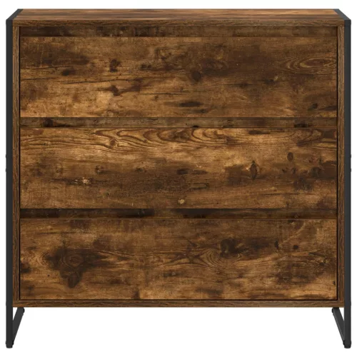  Széf fiókkal Füstös tölgy 79 x 36 x 75.5 cm Faanyag