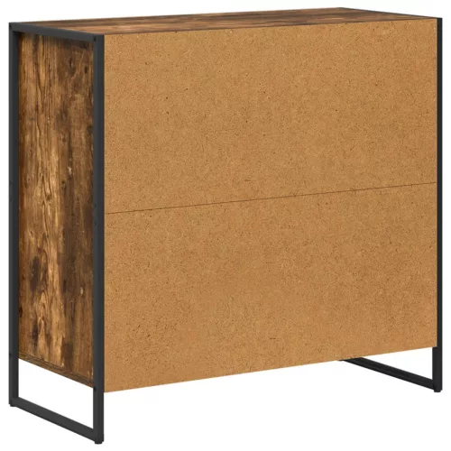  Széf fiókkal Füstös tölgy 79 x 36 x 75.5 cm Faanyag