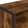  Széf fiókkal Füstös tölgy 79 x 36 x 75.5 cm Faanyag