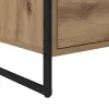  Széf fiókkal Művészi tölgy 79 x 36 x 75.5 cm Faanyag