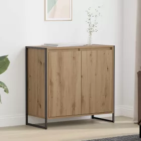  Oldalsó szekrény Művészi tölgy 79 x 36 x 75 cm Faanyag