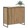  Oldalsó szekrény Művészi tölgy 79 x 36 x 75 cm Faanyag
