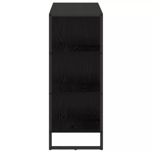  Oldalsó szekrény Fekete tölgy 96.5 x 30 x 75 cm Faanyag