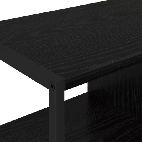  Oldalsó szekrény Fekete tölgy 96.5 x 30 x 75 cm Faanyag