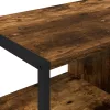  Oldalsó szekrény Füstös tölgy 96.5 x 30 x 75 cm Faanyag