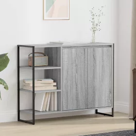  Oldalsó szekrény Szürke Sonoma 96.5 x 30 x 75 cm Faanyag