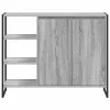 Oldalsó szekrény Szürke Sonoma 96.5 x 30 x 75 cm Faanyag