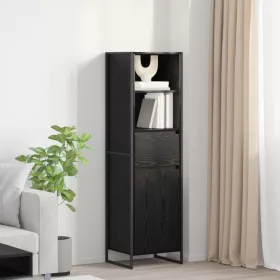    Könyvespolc fiókkal Fekete tölgy 43 x 36 x 150,5 cm Faanyag