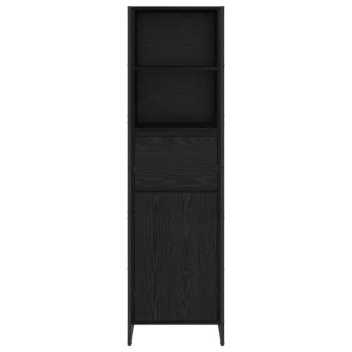  Könyvespolc fiókkal Fekete tölgy 43 x 36 x 150,5 cm Faanyag