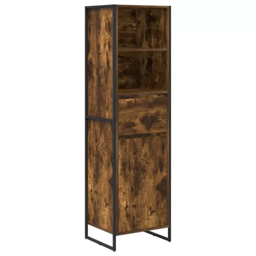  Könyvespolc fiókkal Füstös tölgy 43 x 36 x 150,5 cm Faanyag