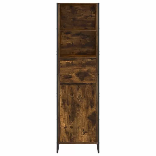  Könyvespolc fiókkal Füstös tölgy 43 x 36 x 150,5 cm Faanyag