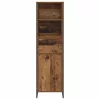  Könyvespolc fiókkal Öreg fa 43 x 36 x 150,5 cm Faanyag