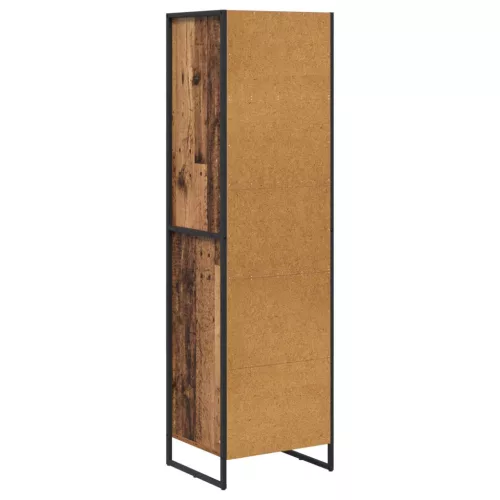  Könyvespolc fiókkal Öreg fa 43 x 36 x 150,5 cm Faanyag