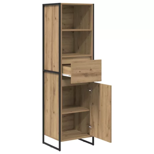  Könyvespolc fiókkal Művészi tölgy 43 x 36 x 150,5 cm Faanyag