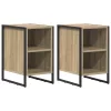  Éjjeli asztal 2 pcs Sonoma 39.5 x 30 x 50 cm Faanyag