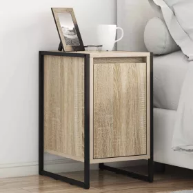  Éjjeli asztal 2 pcs Sonoma 39,5 x 30 x 50 cm Faanyag