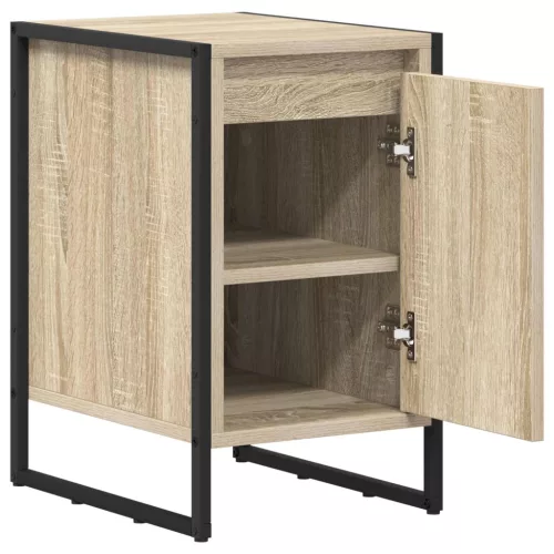  Éjjeli asztal 2 pcs Sonoma 39,5 x 30 x 50 cm Faanyag