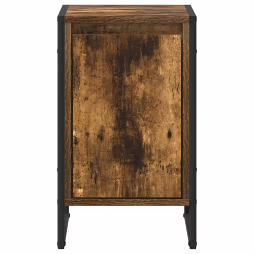  Éjjeli asztal 2 pcs Füstös tölgy 39,5 x 30 x 50 cm Faanyag