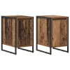  Éjjeli asztal 2 pcs Öreg fa 39,5 x 30 x 50 cm Faanyag