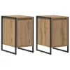  Éjjeli asztal 2 pcs Művészi tölgy 39,5 x 30 x 50 cm Faanyag