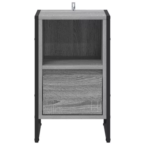  Éjjeli asztal 2 pcs Szürke Sonoma 39,5 x 30 x 50 cm Faanyag