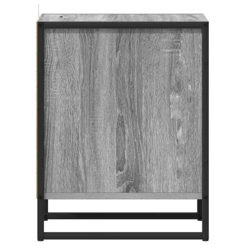  Éjjeli asztal 2 pcs Szürke Sonoma 39,5 x 30 x 50 cm Faanyag