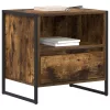  Éjjeli asztal 2 pcs Füstös tölgy 50 x 39,5 x 50 cm Faanyag