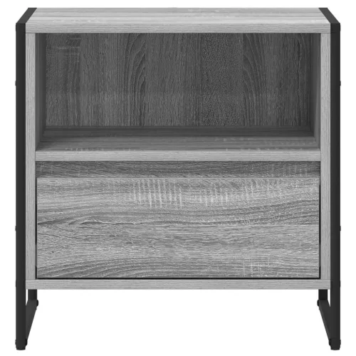  Éjjeli asztal fiókkal Szürke Sonoma 50 x 39,5 x 50 cm Faanyag