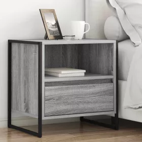    Éjjeli asztal 2 pcs Szürke Sonoma 50 x 39,5 x 50 cm Faanyag