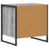  Éjjeli asztal 2 pcs Szürke Sonoma 50 x 39,5 x 50 cm Faanyag