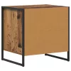  Éjjeli asztal fiókkal Öreg fa 50 x 39,5 x 50 cm Faanyag