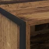  Éjjeli asztal fiókkal 2 pcs Öreg fa 50 x 39,5 x 50 cm Faanyag