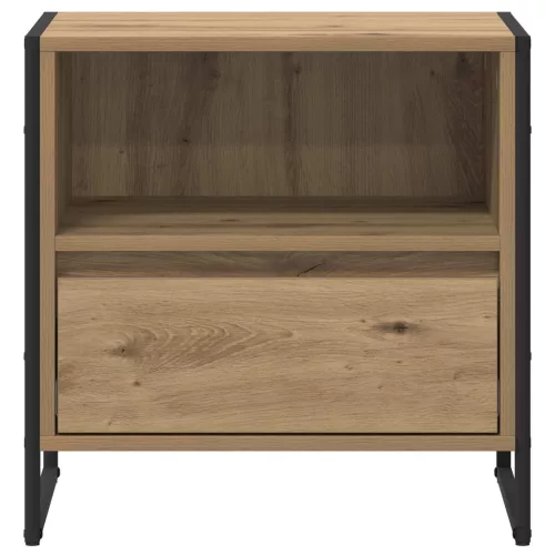 Éjjeli asztal fiókkal Művészi tölgy 50 x 39,5 x 50 cm Faanyag