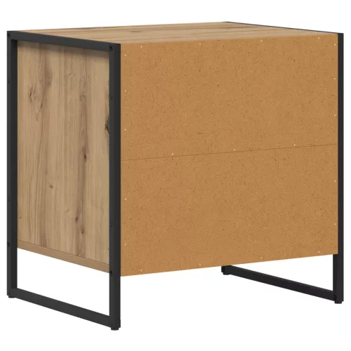  Éjjeli asztal fiókkal Művészi tölgy 50 x 39,5 x 50 cm Faanyag