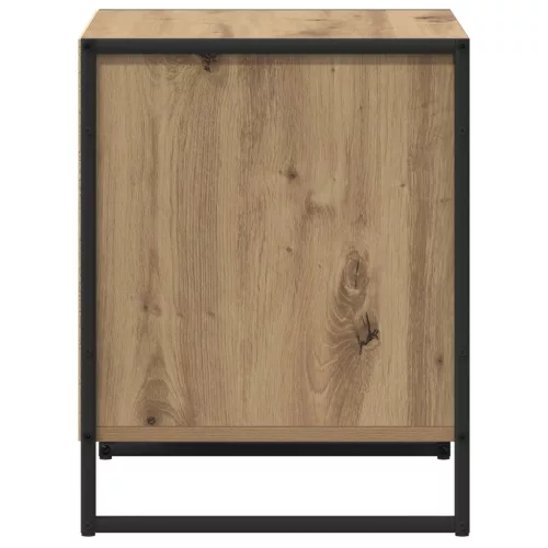  Éjjeli asztal 2 pcs Művészi tölgy 50 x 39,5 x 50 cm Faanyag