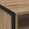 Éjjeli asztal 2 pcs Művészi tölgy 50 x 39,5 x 50 cm Faanyag
