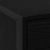  Éjjeli asztal 2 pcs Fekete tölgy 50 x 39.5 x 50 cm Faanyag