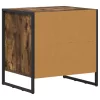  Éjjeli asztal fiókkal Füstös tölgy 50 x 39.5 x 50 cm Faanyag