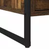  Éjjeli asztal 2 pcs Füstös tölgy 50 x 39.5 x 50 cm Faanyag