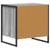  Éjjeli asztal fiókkal Szürke Sonoma 50 x 39.5 x 50 cm Faanyag