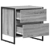  Éjjeli asztal fiókkal Szürke Sonoma 50 x 39.5 x 50 cm Faanyag